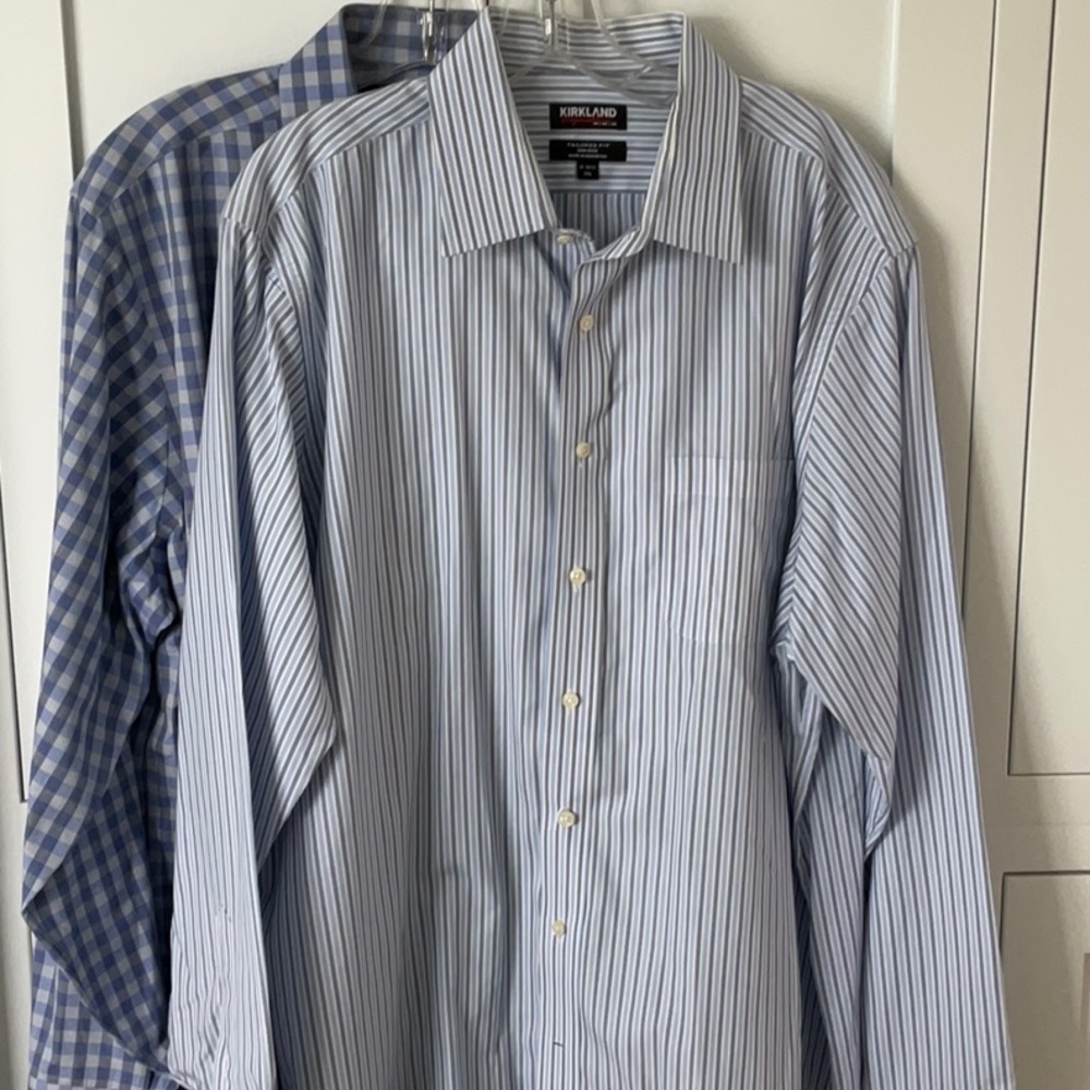 Kirkland Signature Blue Dress Shirts